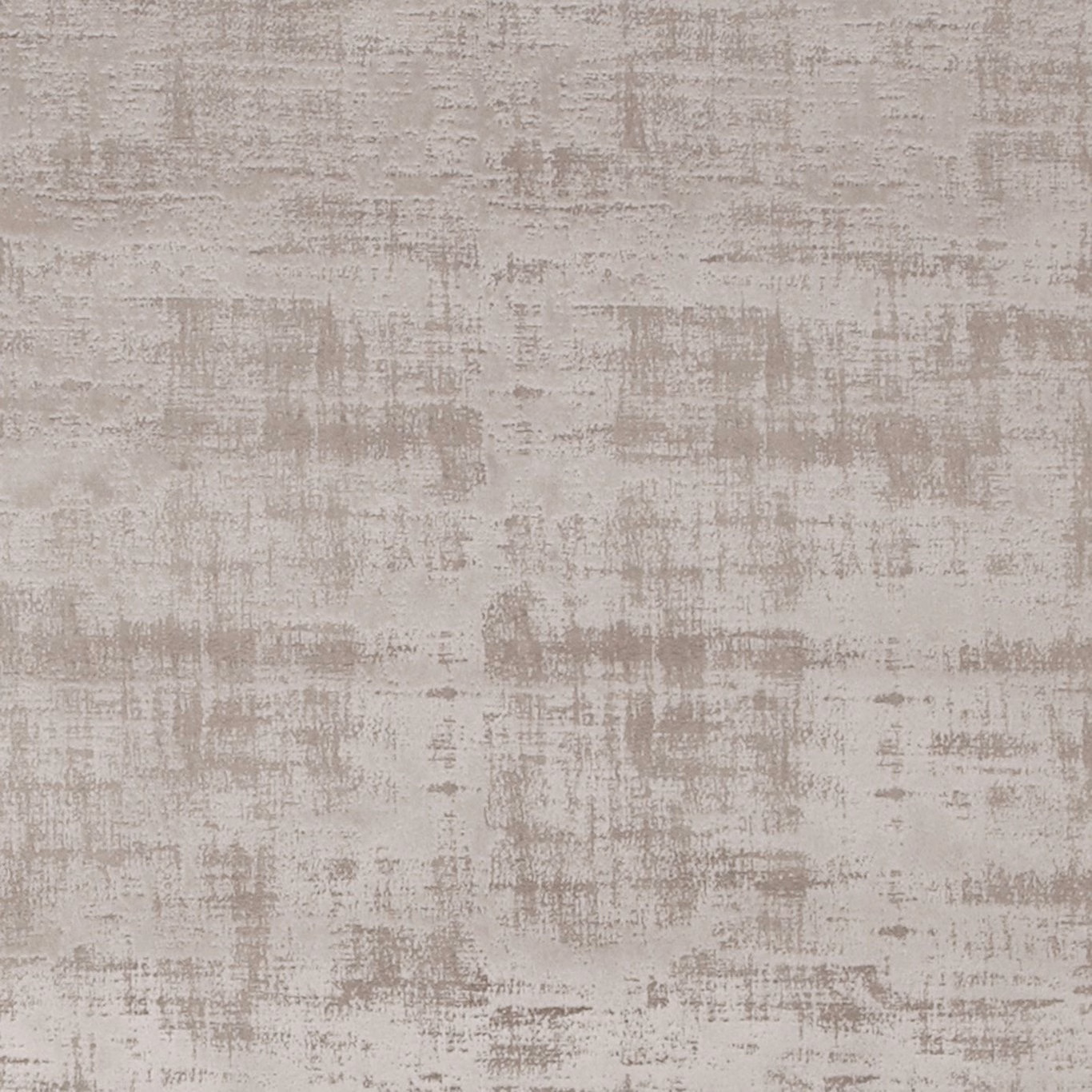 Close-up of soft taupe fabric with distressed grey-beige brush marks and textured surface