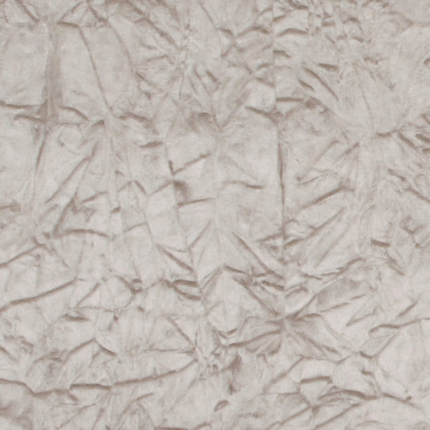 Pale taupe fabric with crinkled branching lines and softly varied texture