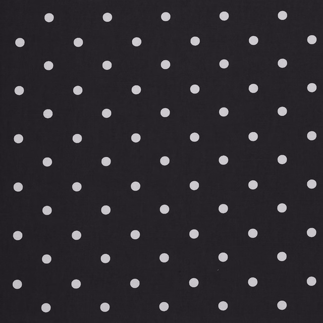 Charcoal fabric with evenly spaced pale grey dots and subtle woven texture