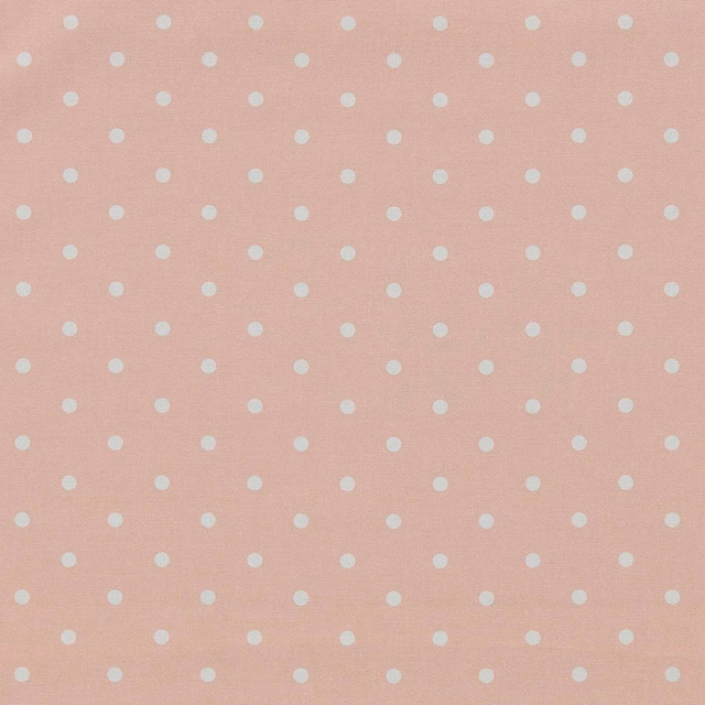 Soft blush pink weave with evenly spaced small pale ivory dots