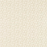 Cream linen-look ground with tiny blush pink and sage floral sprigs