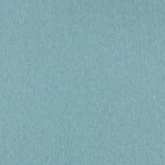 Close-up of cool aqua-teal plain weave with fine, subtly mottled texture