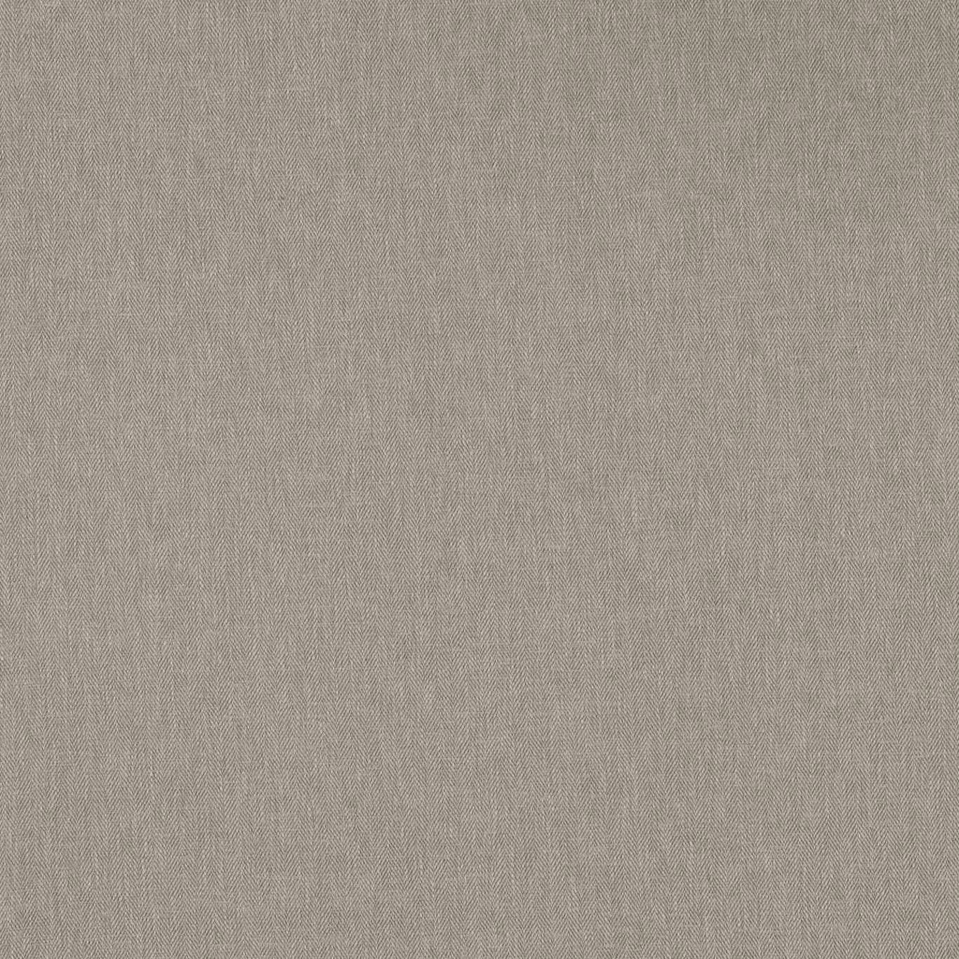 Warm grey-taupe plain woven fabric with fine flecked linen-like texture