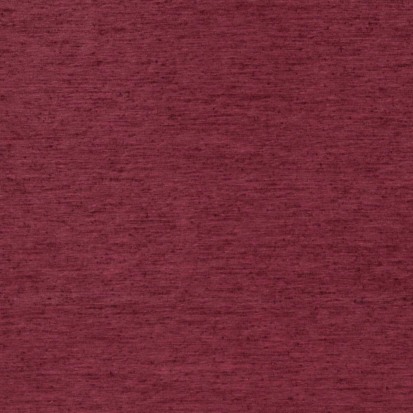 Deep berry-red plain fabric with fine horizontal slub texture and darker flecks