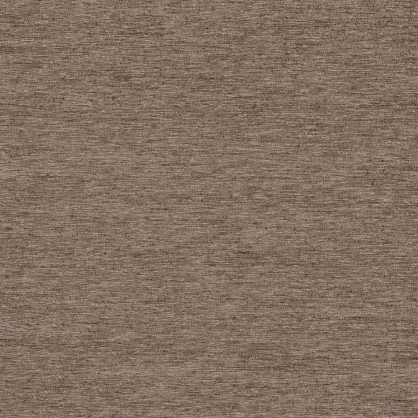 Warm mink-brown plain weave with fine horizontal slub texture