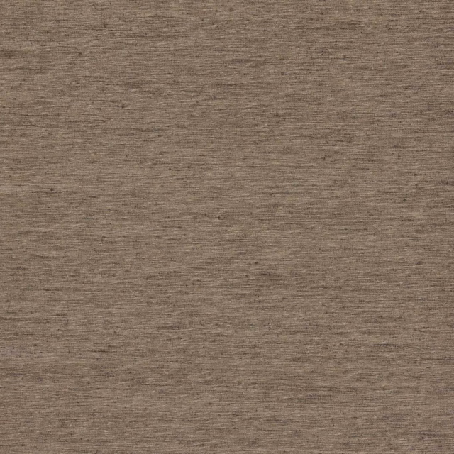 Warm mink-brown plain weave with fine horizontal slub texture