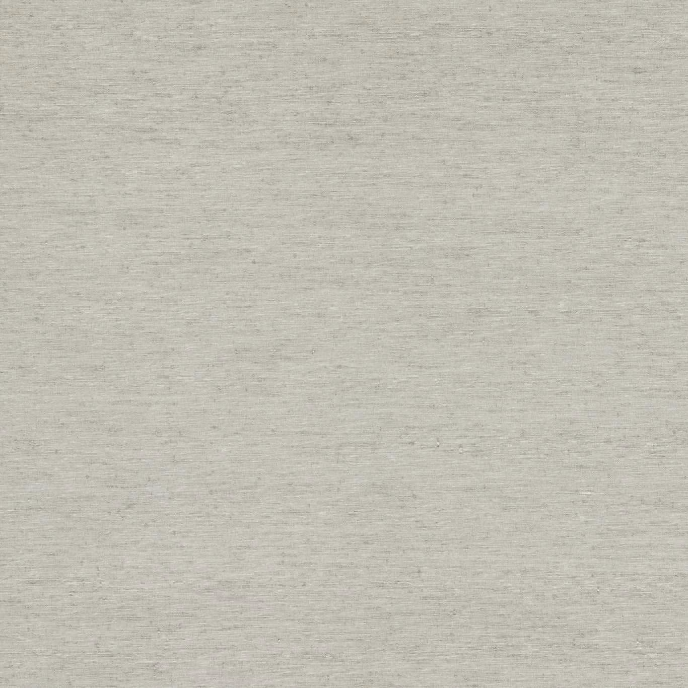 Close-up of cool silver-grey fabric with a fine, softly slubbed horizontal weave