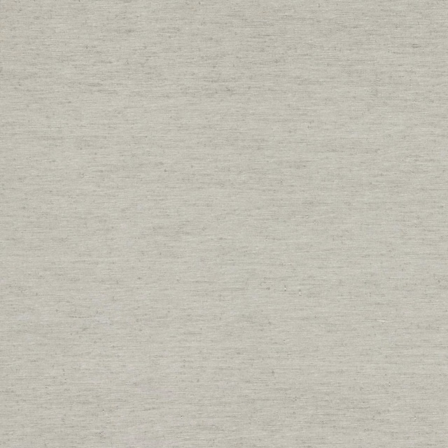 Close-up of cool silver-grey fabric with a fine, softly slubbed horizontal weave