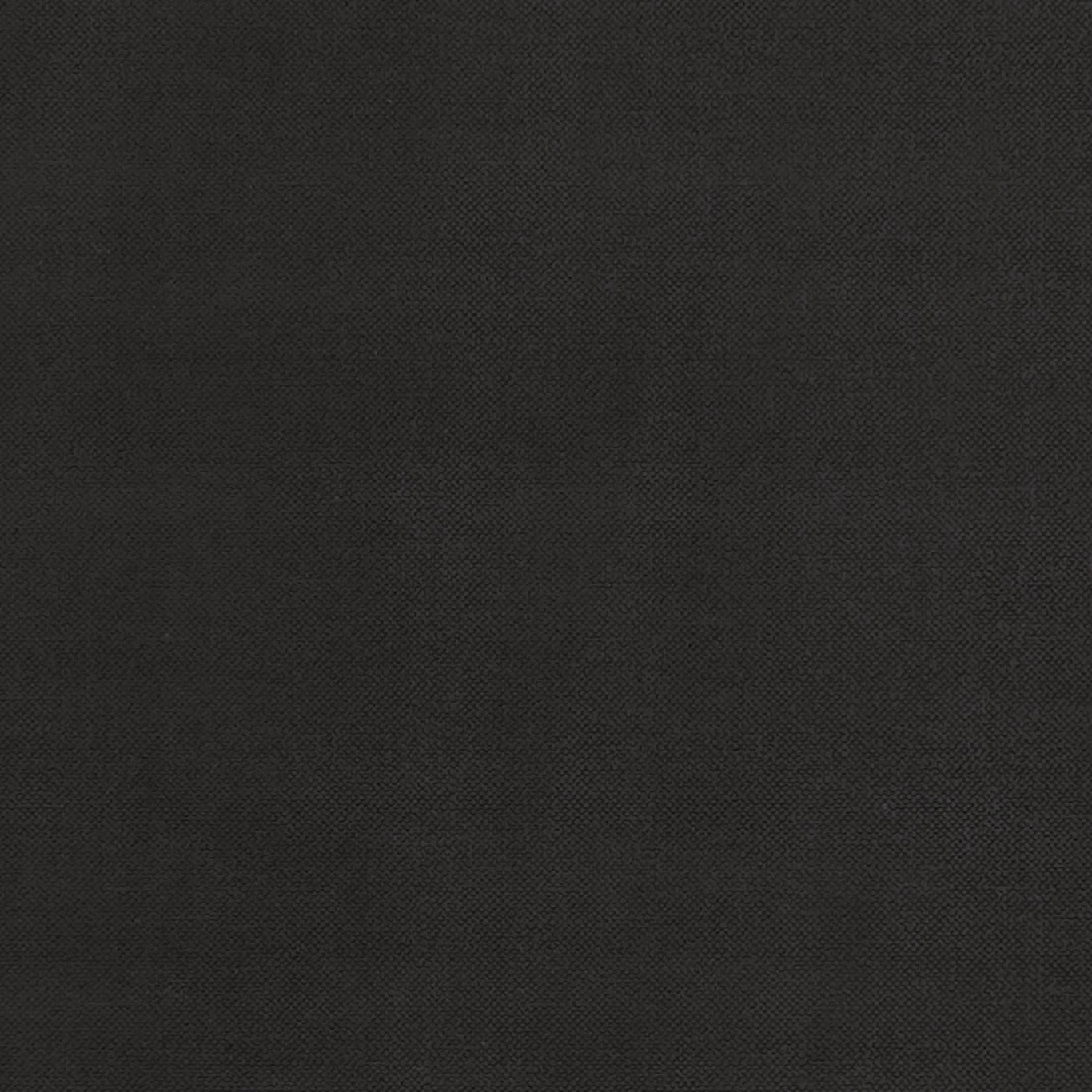 Ebony-black woven upholstery with a subtle charcoal crosshatch texture