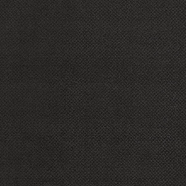 Ebony-black woven upholstery with a subtle charcoal crosshatch texture