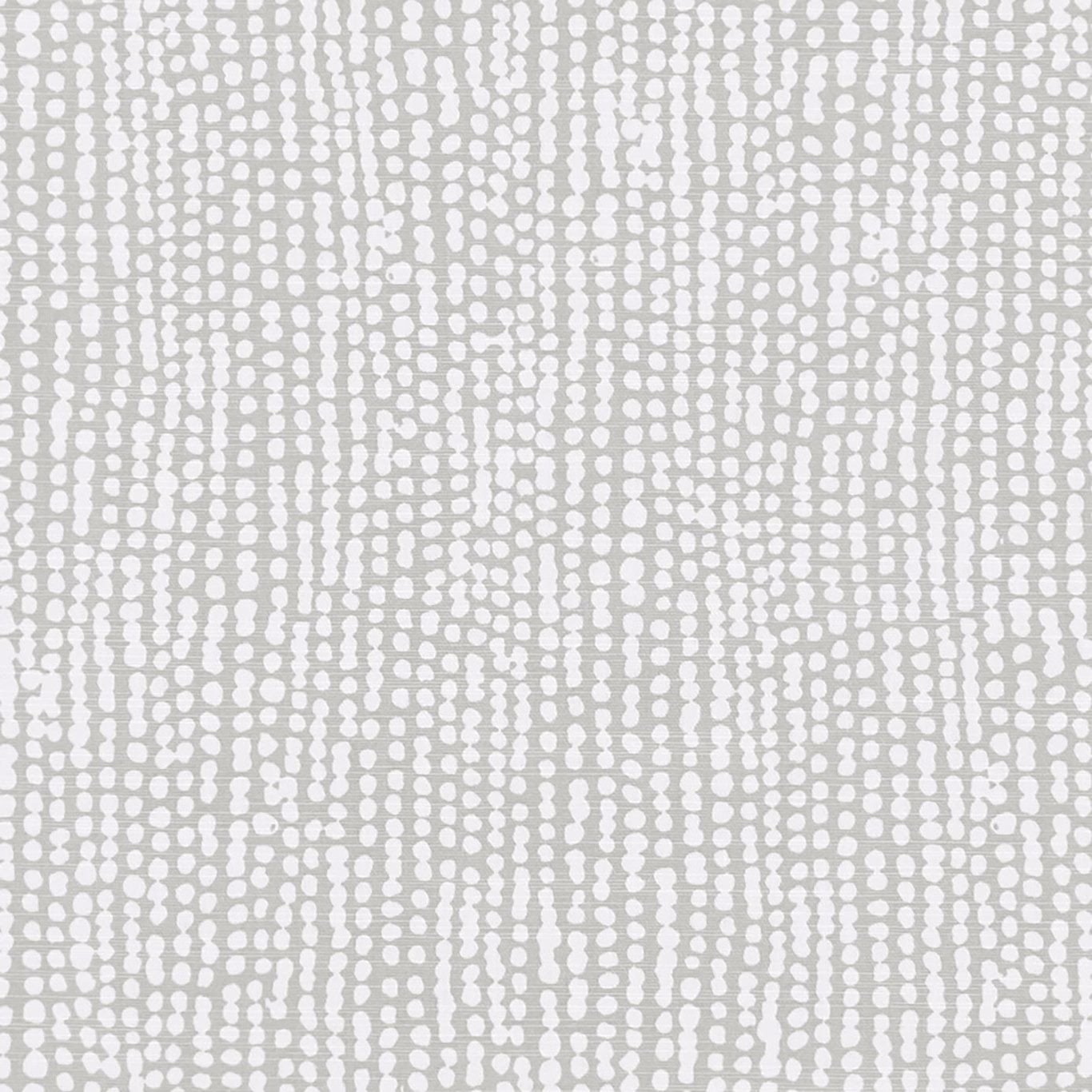 Cool pale grey fabric with broken white pebble-like vertical trails and tactile texture