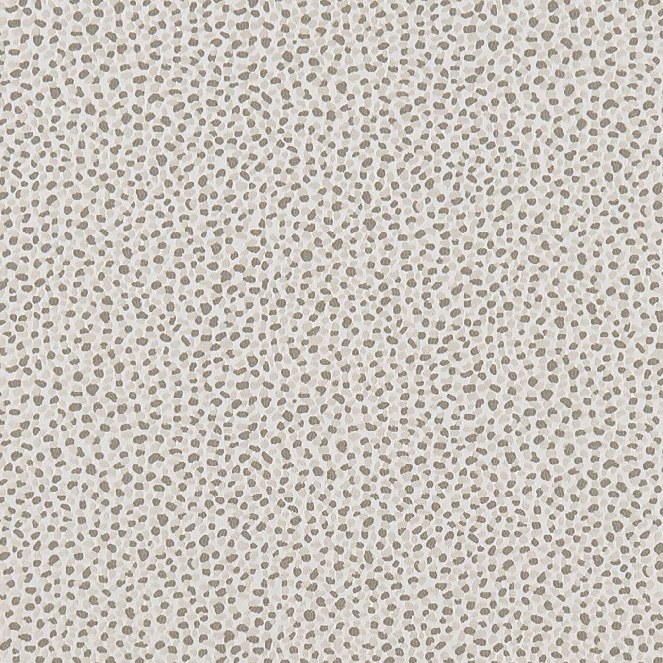 Pale pebble-grey textile with dense taupe flecks and a softly mottled surface