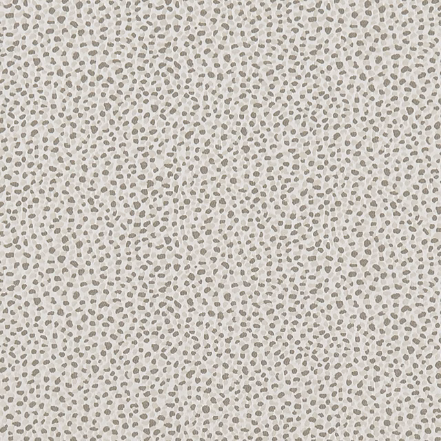 Pale pebble-grey textile with dense taupe flecks and a softly mottled surface