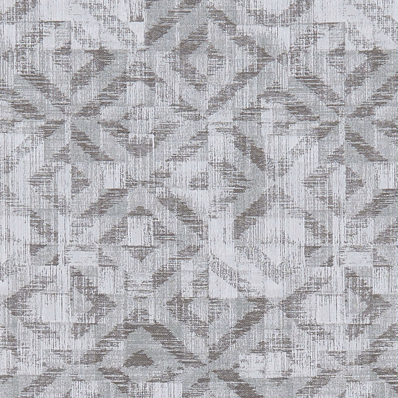 Cool charcoal and ivory geometric weave with distressed vertical striations