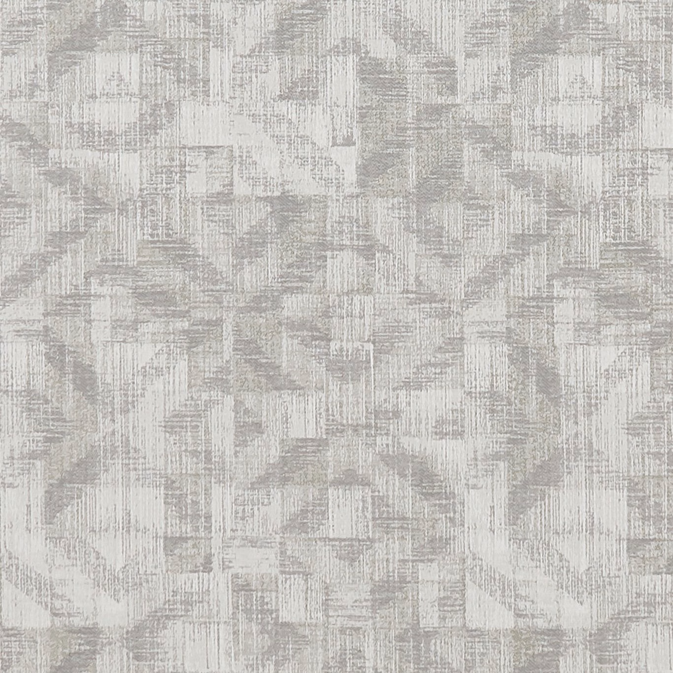 Cool silver-grey abstract blocks with a distressed crosshatched woven texture