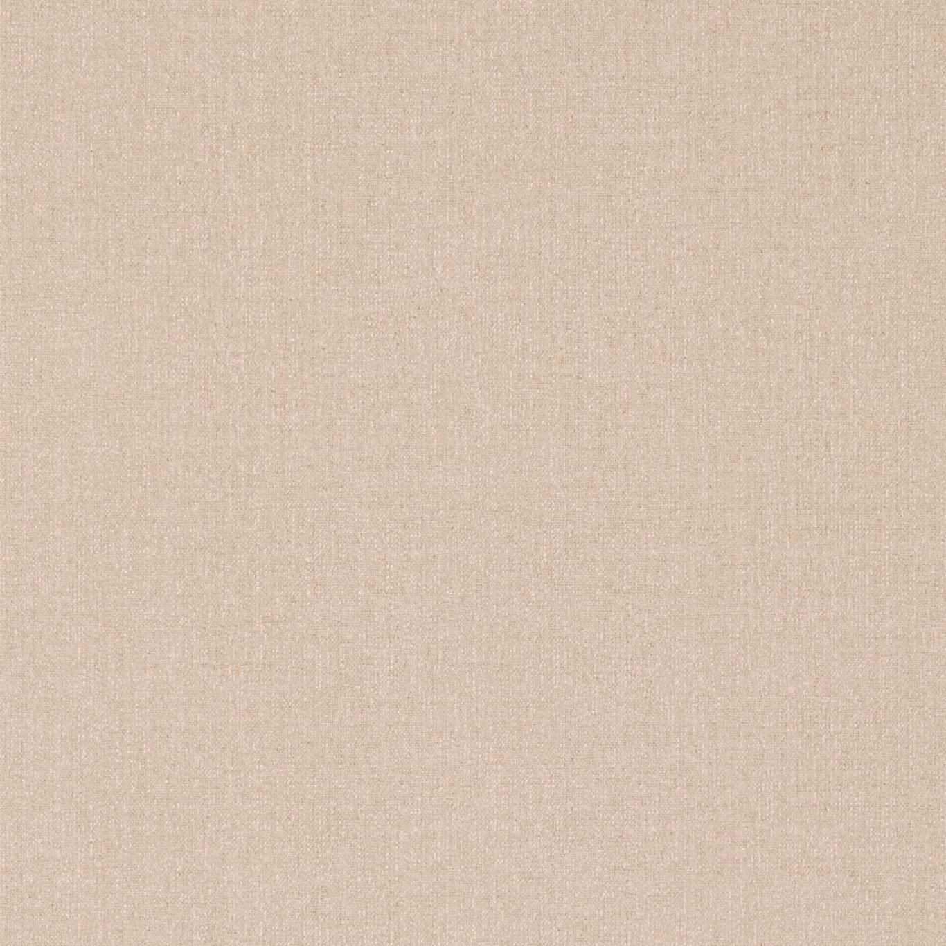 Warm oatmeal beige linen-look wallpaper with fine woven flecks and subtle tonal depth