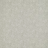 Pale willow green botanical woven fabric with cream leaf pattern