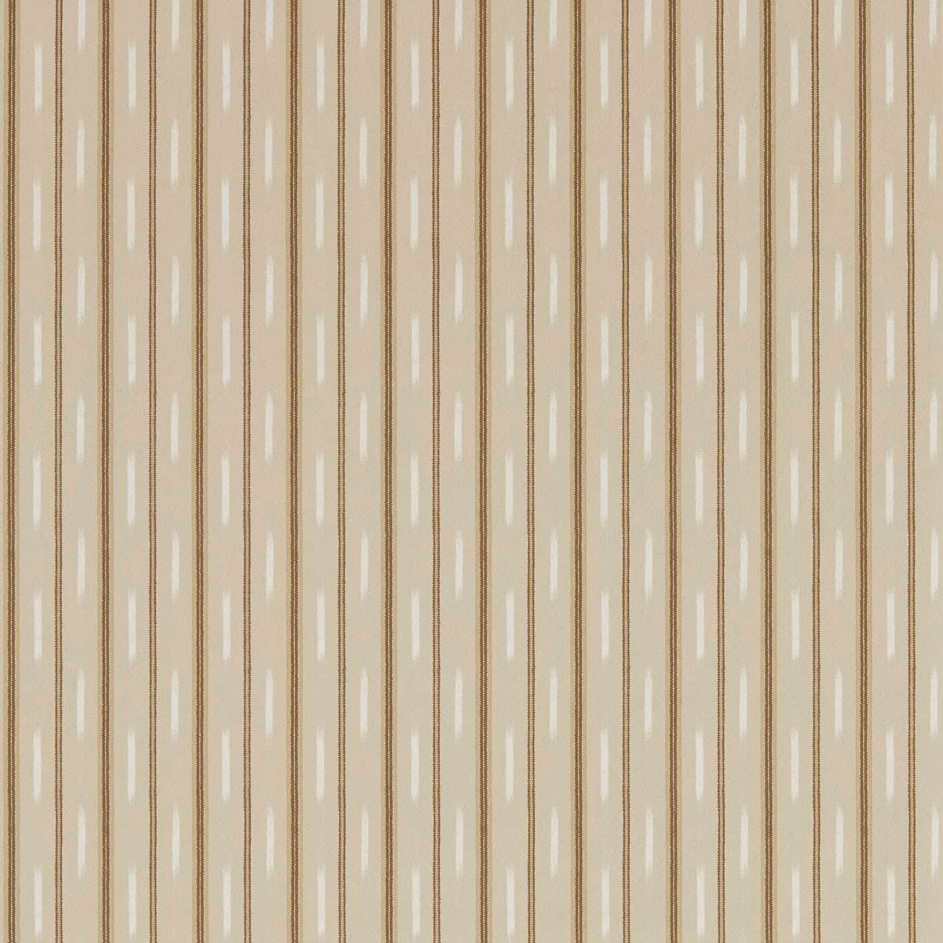 Warm clay-beige wallpaper with fine vertical lines and pale elongated dash marks