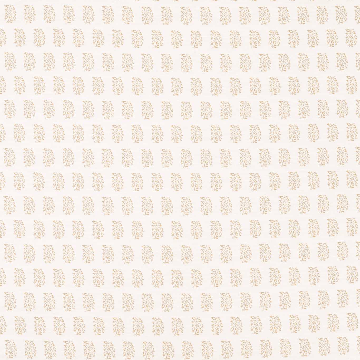 Ivory woven fabric with tiny warm clay-beige floral repeat