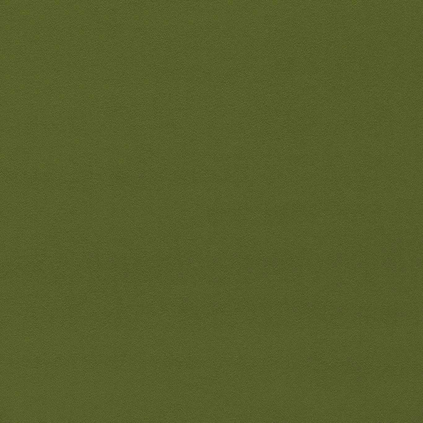 Plain chive green velvet swatch with a soft, matte pile and subtle tonal depth