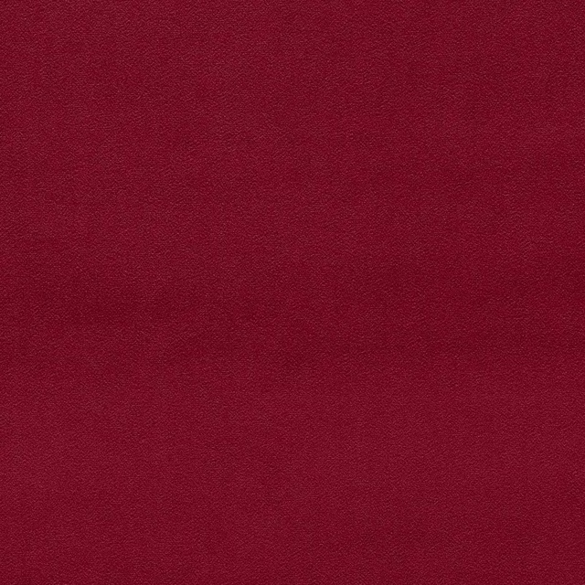 Deep claret red velvet with a smooth, dense pile and subtle sheen