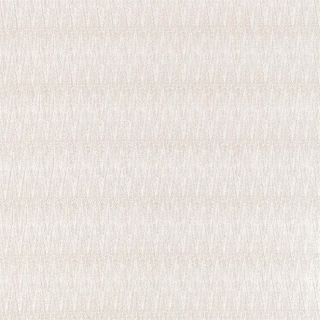 Pale chalk and taupe woven fabric with fine herringbone texture