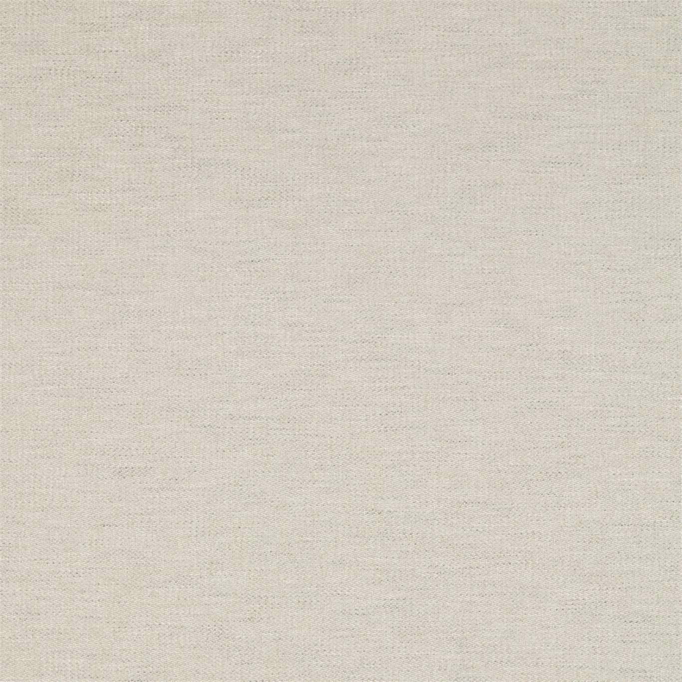 Close-up of a pale cream woven fabric with fine textured slub