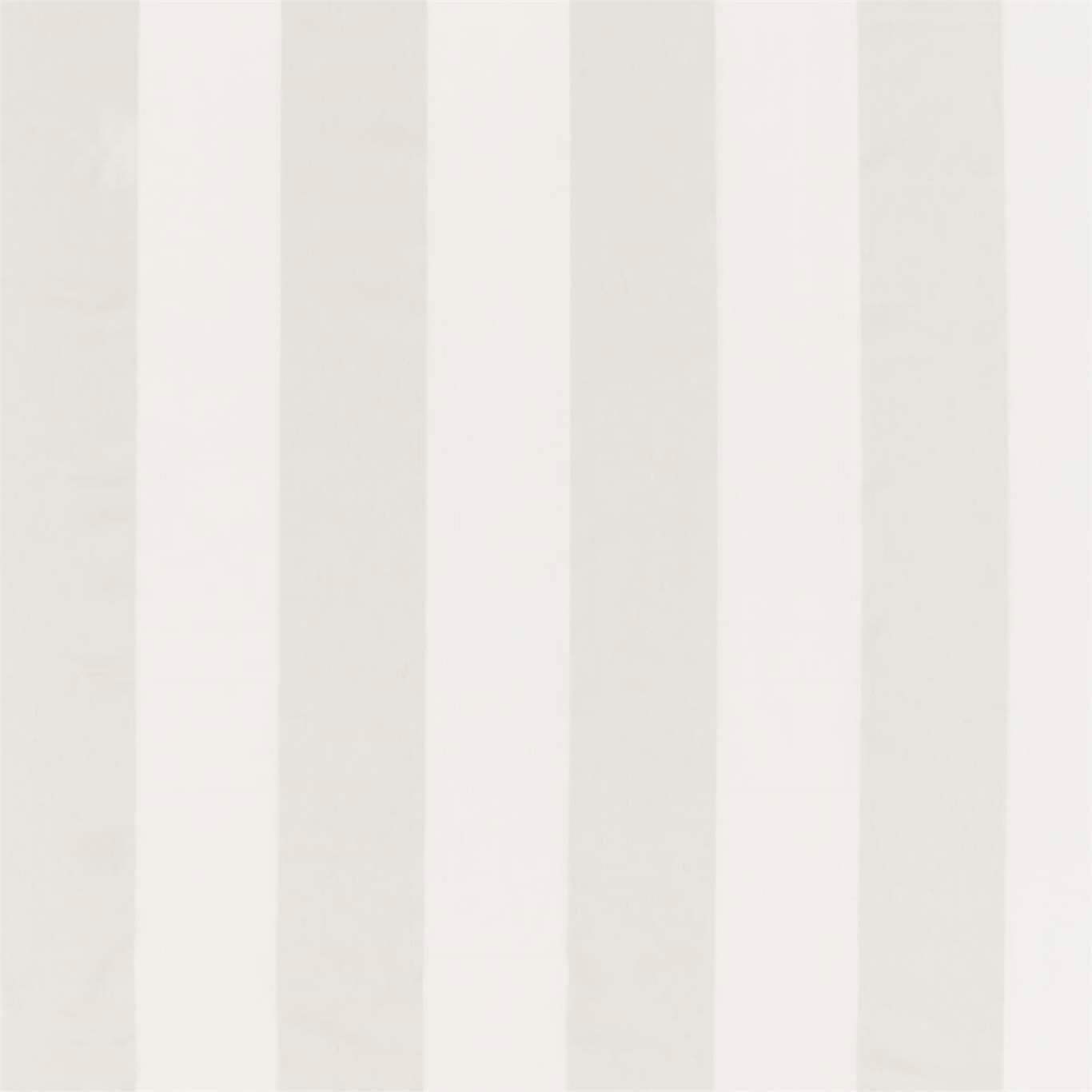 Pale dove white vertical stripe fabric with broad woven bands