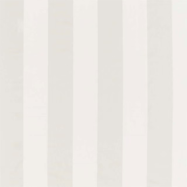 Pale dove white vertical stripe fabric with broad woven bands