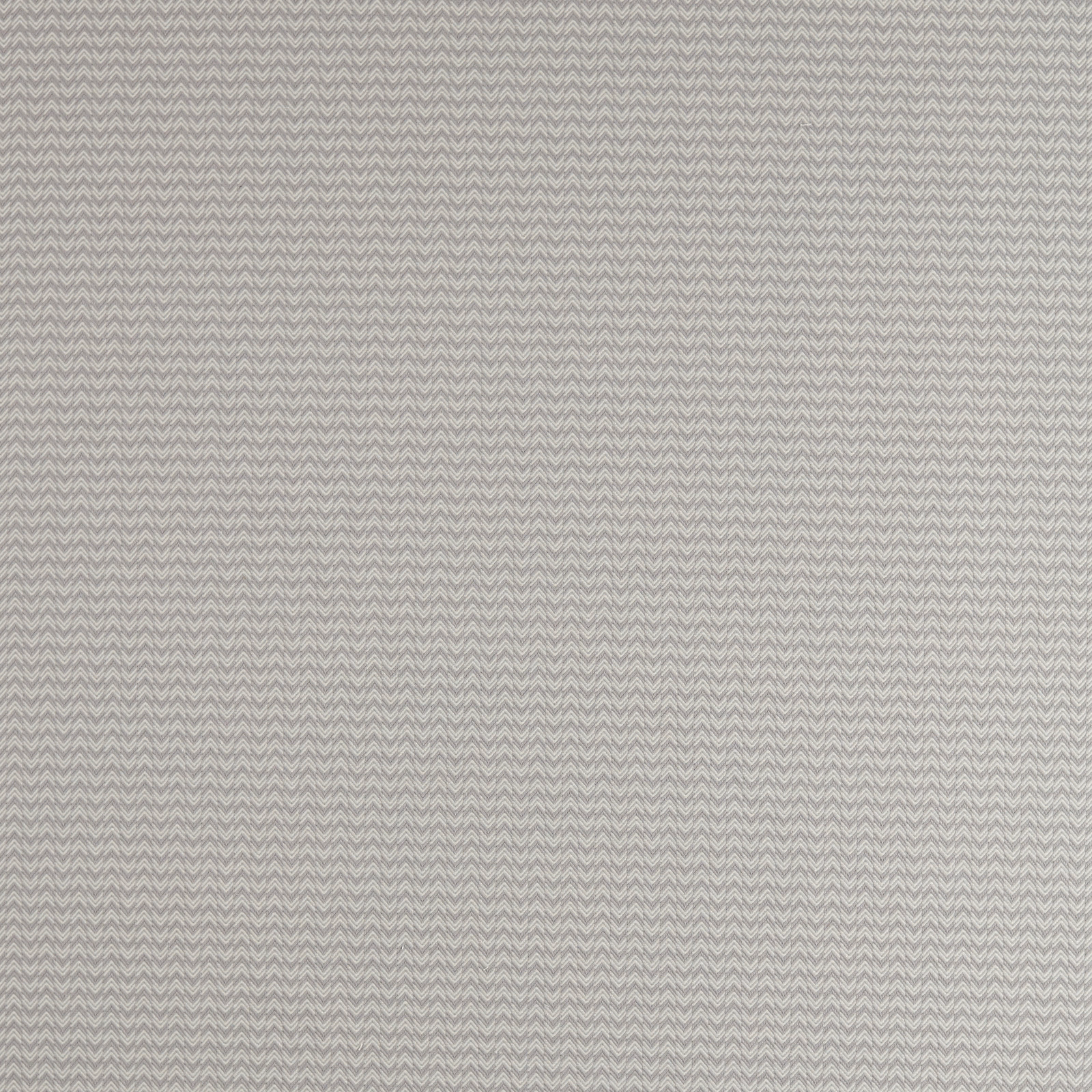 Soft silvery grey herringbone check fabric with fine woven texture