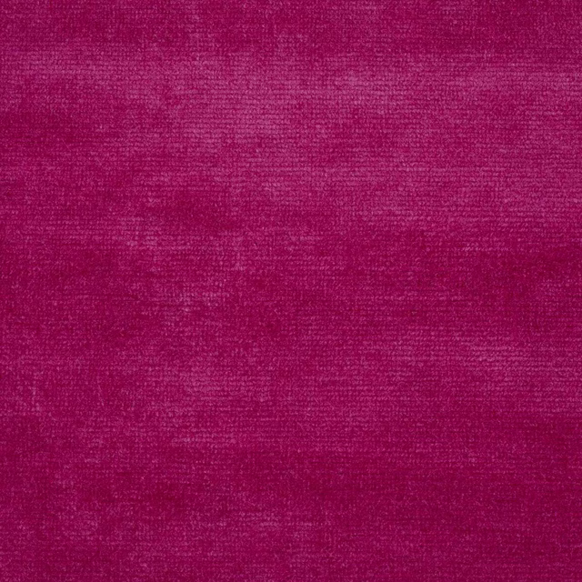 Deep raspberry pink velvet with a soft, even pile and subtle horizontal sheen.