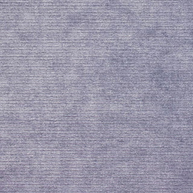 Soft lilac-grey velvet swatch with subtle horizontal pile texture