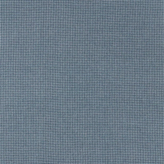 Muted blue-grey woven fabric with a fine checked texture