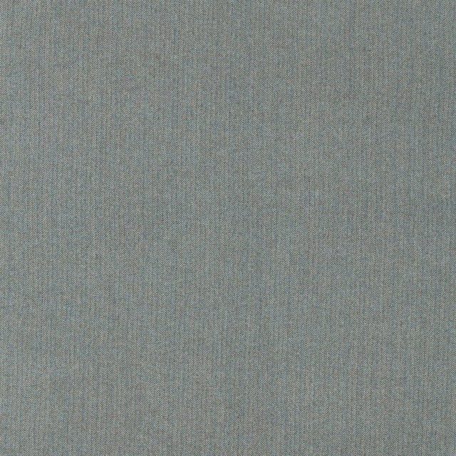Muted seafoam green herringbone check woven fabric with fine textured surface