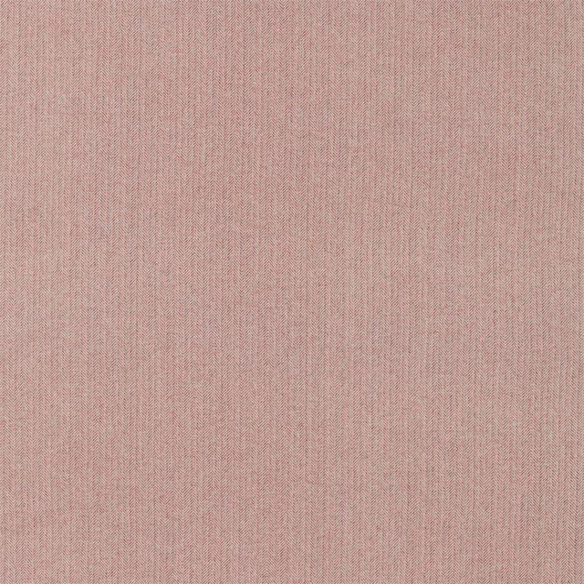 Soft dusty rose herringbone woven fabric with fine linear texture