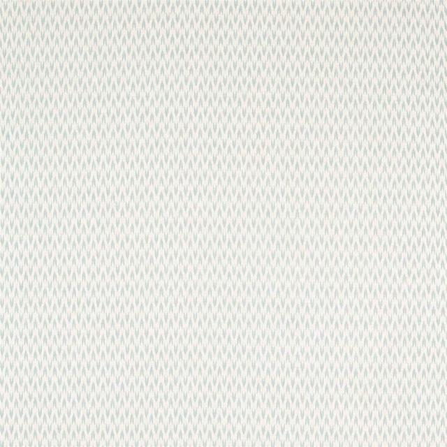 Pale blue-grey woven fabric with fine repeating vertical motif