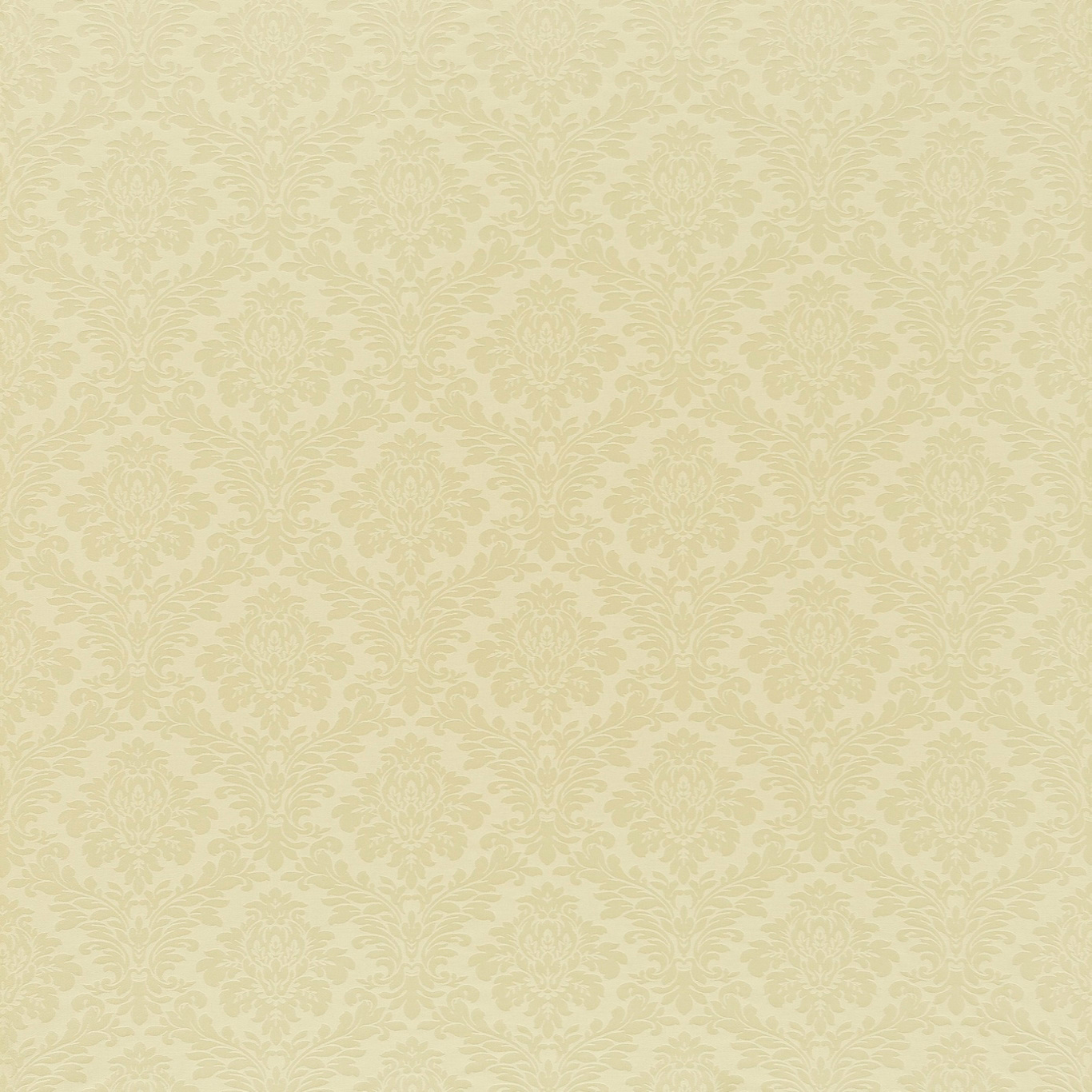 Pale almond cream damask fabric with a subtle tonal woven pattern