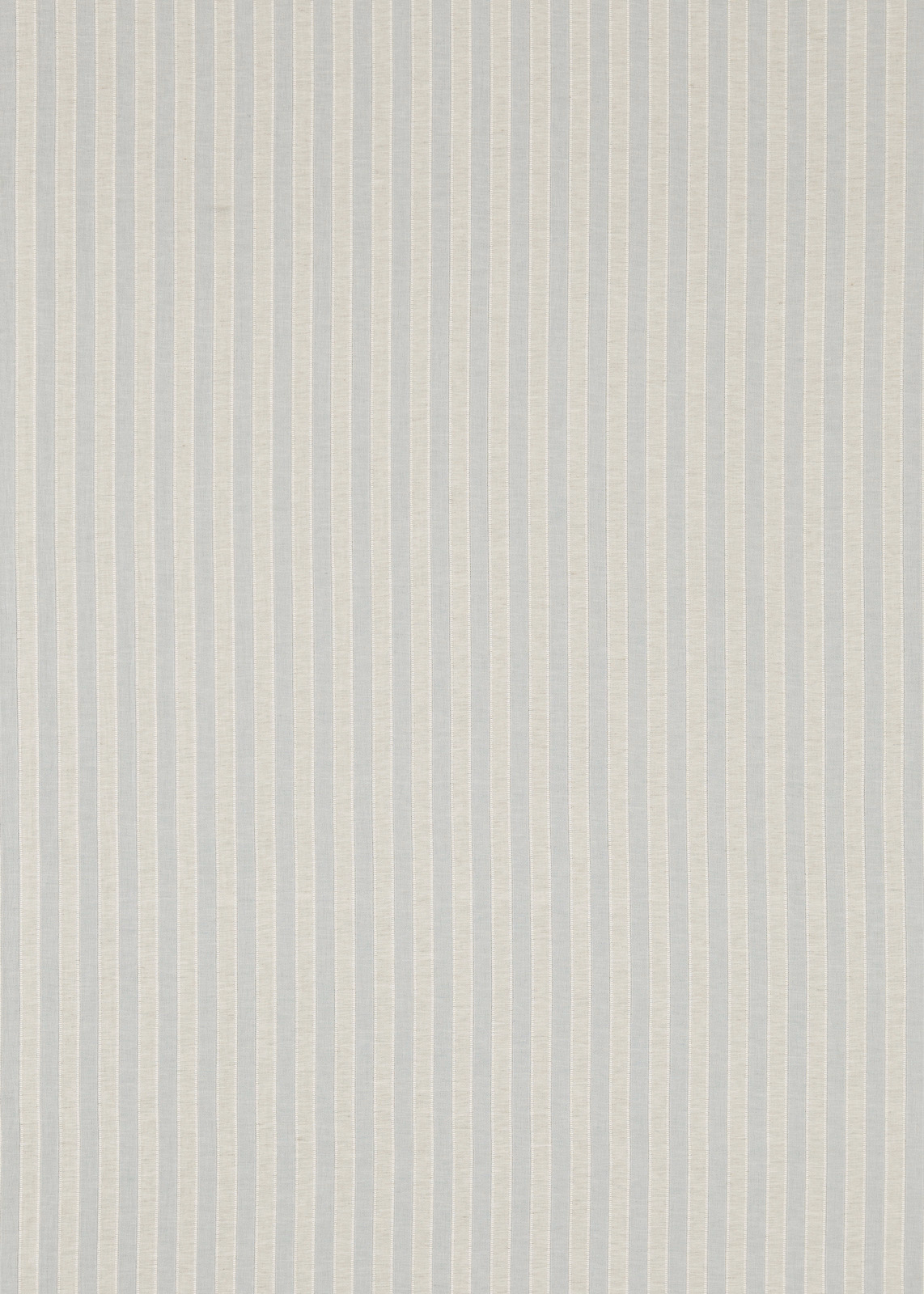 Vertical eggshell and cream striped woven fabric with fine pale bands