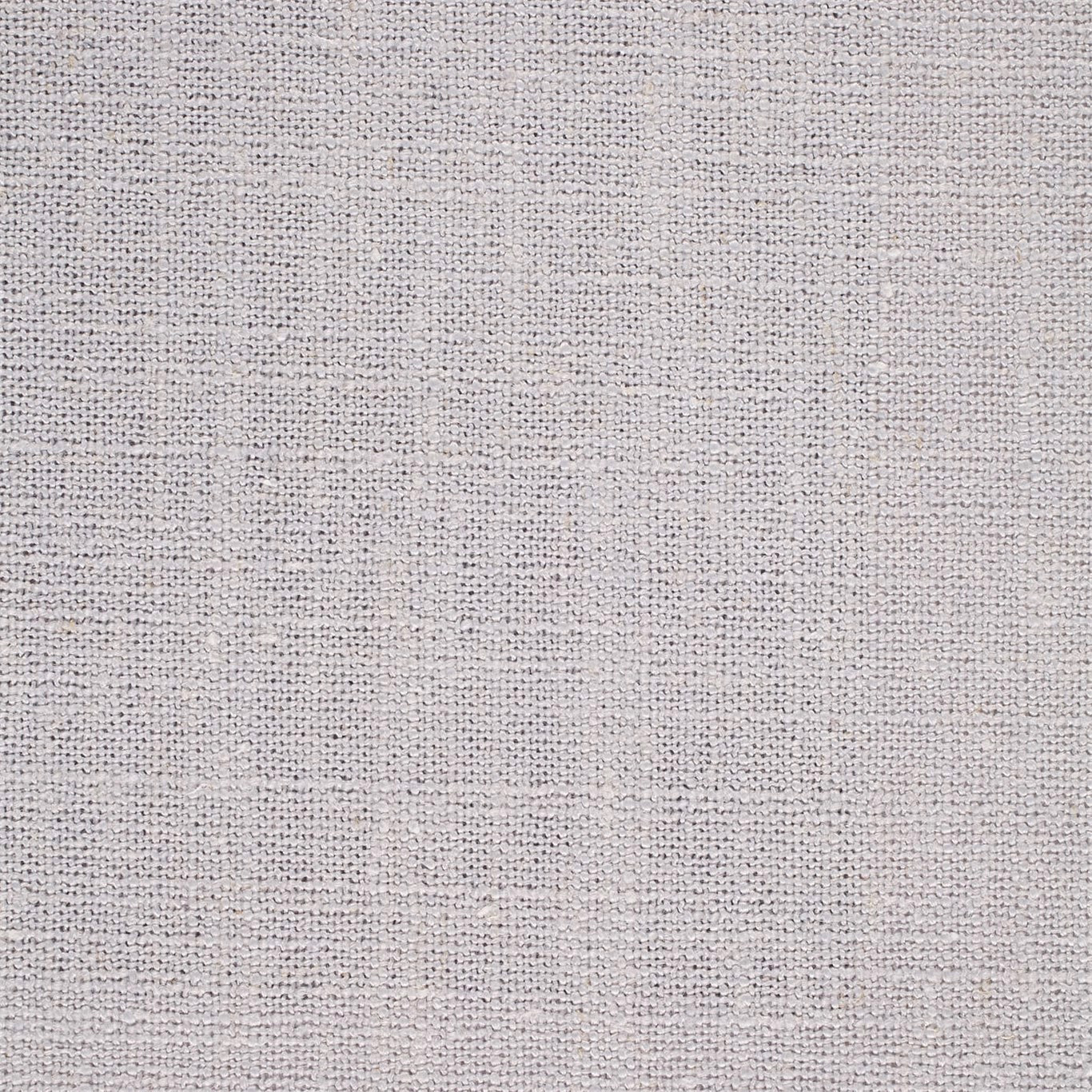 Close-up of a pale aluminium grey woven fabric with a subtly nubbly texture