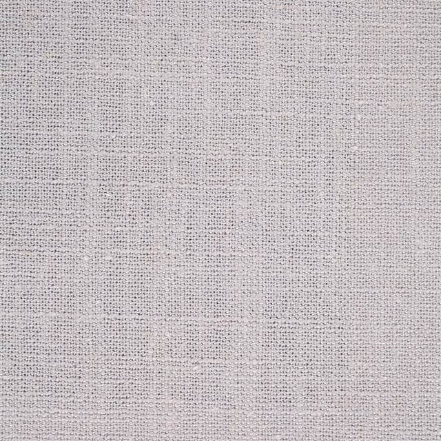 Close-up of a pale aluminium grey woven fabric with a subtly nubbly texture