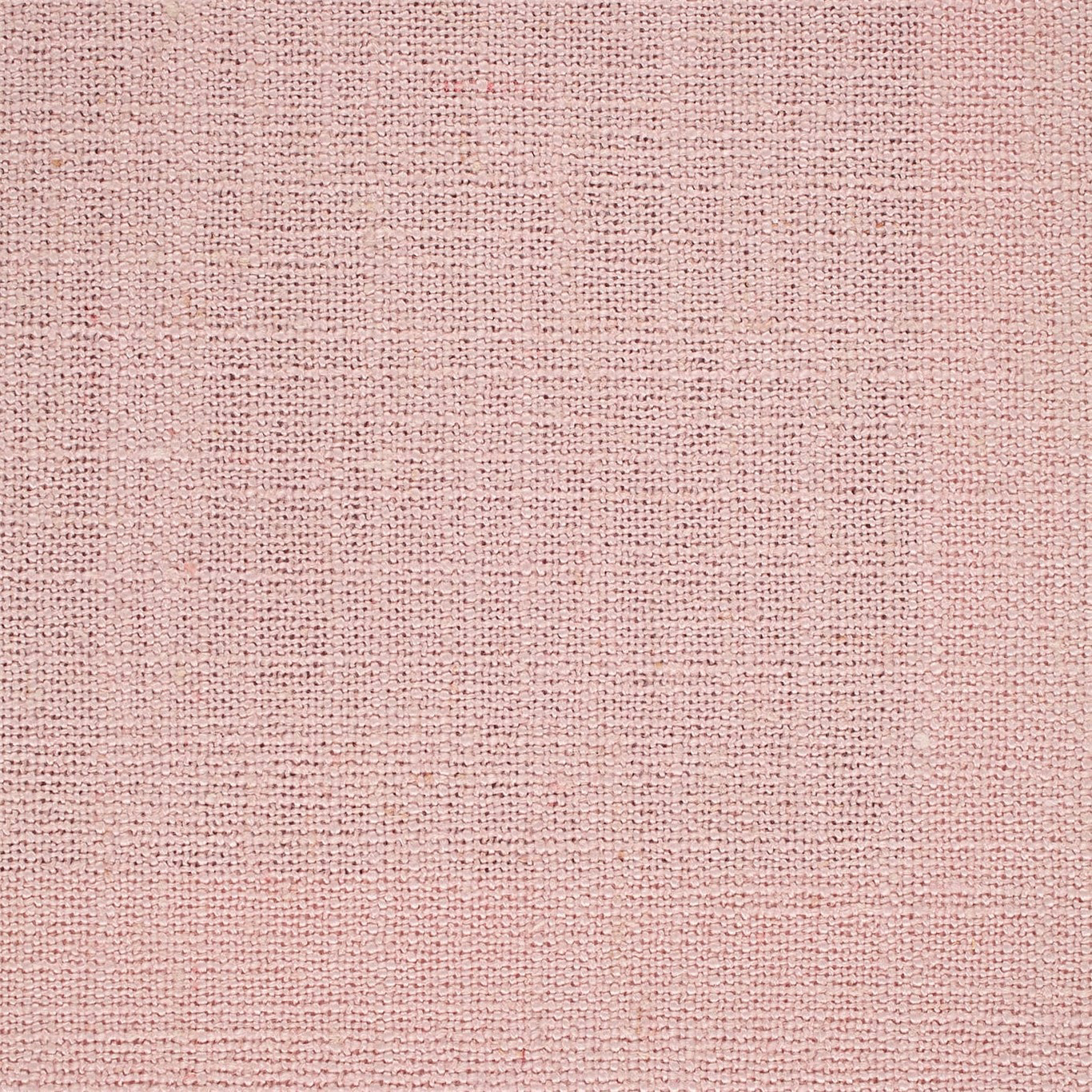 Soft powder pink woven fabric swatch with a fine nubby texture