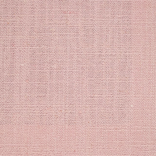 Soft powder pink woven fabric swatch with a fine nubby texture