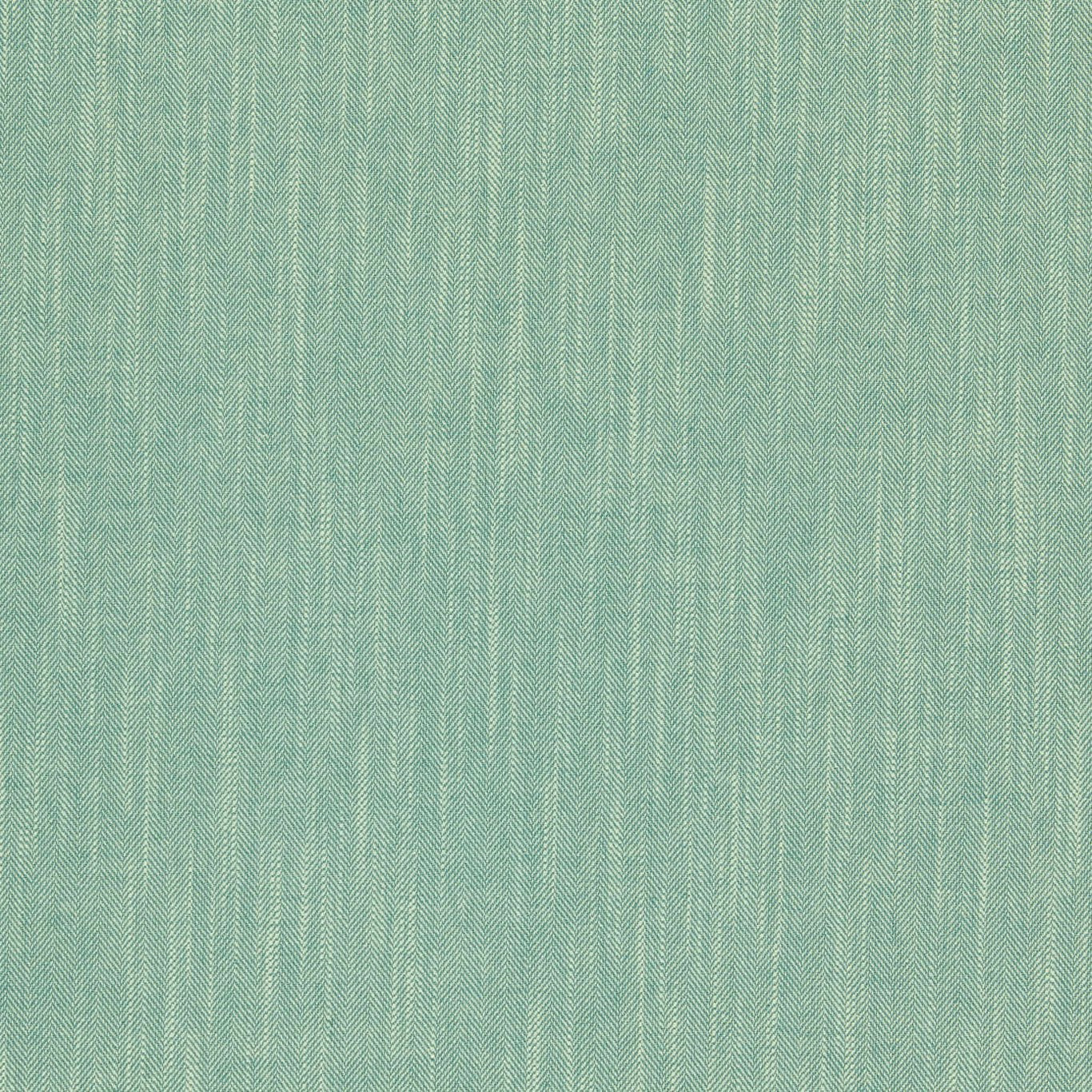 Soft sage green woven fabric with fine chevron stripes and subtle texture