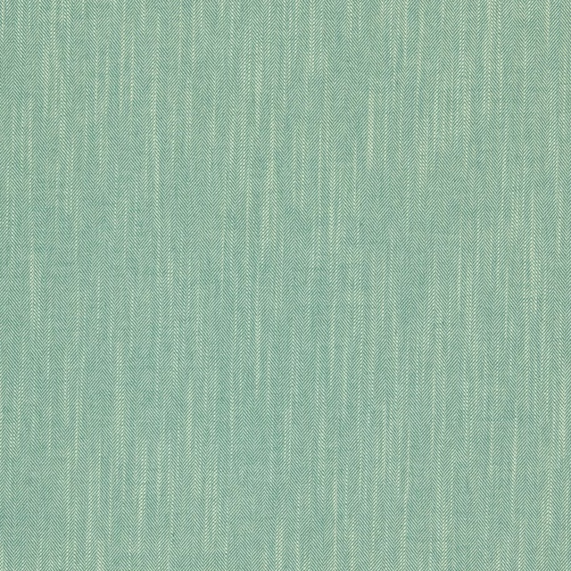 Soft sage green woven fabric with fine chevron stripes and subtle texture