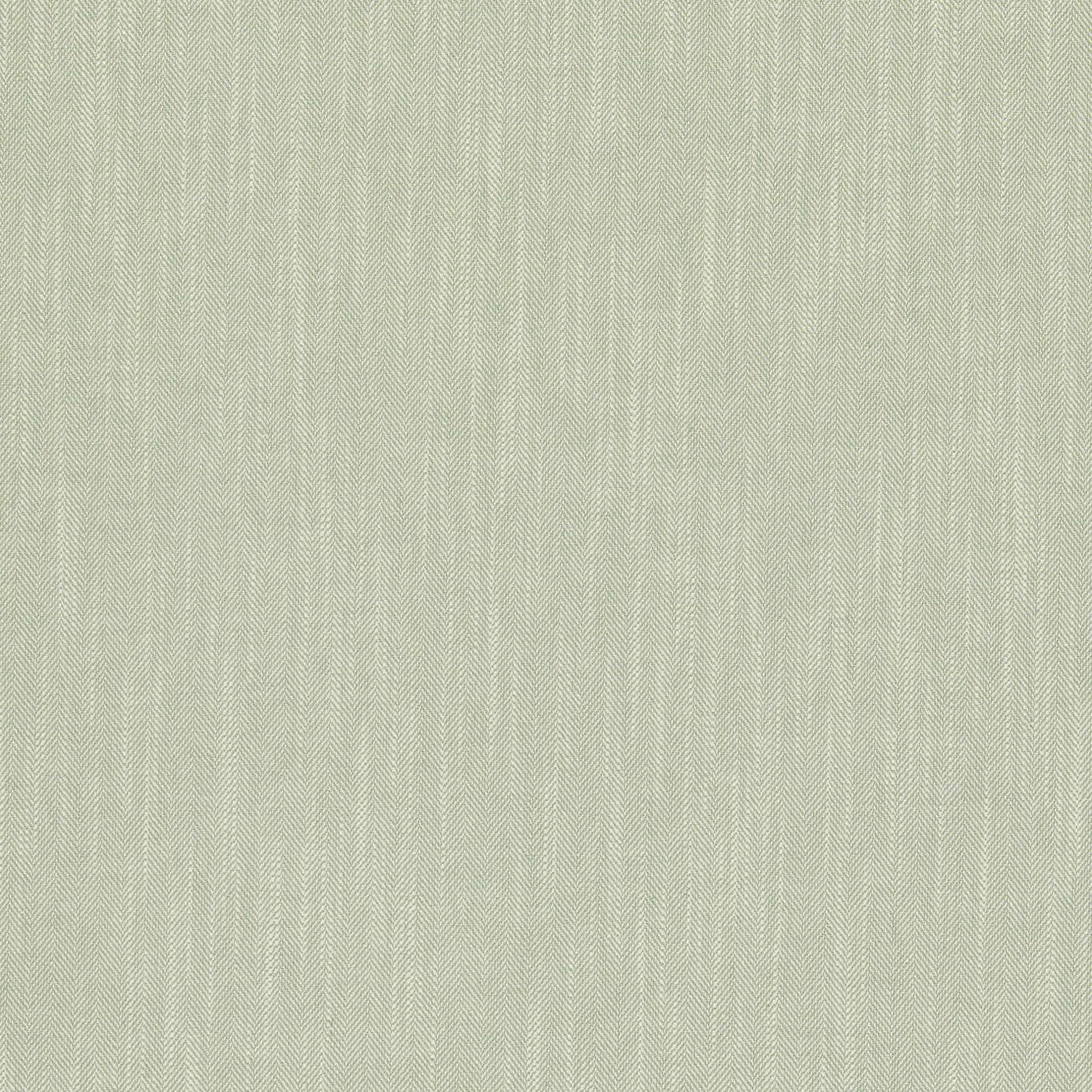 Soft sage green herringbone weave fabric with fine vertical chevron lines