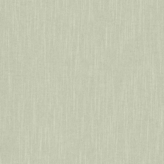 Soft sage green herringbone weave fabric with fine vertical chevron lines