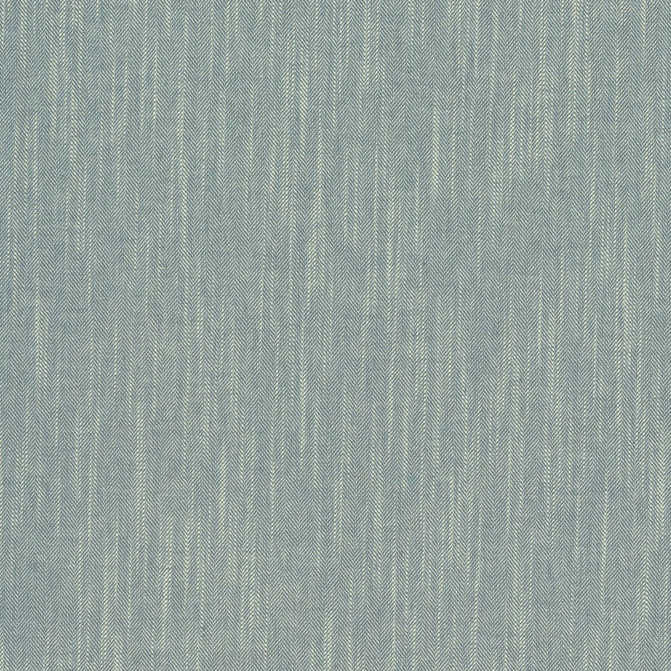 Muted pine green woven fabric with fine ivory vertical striping