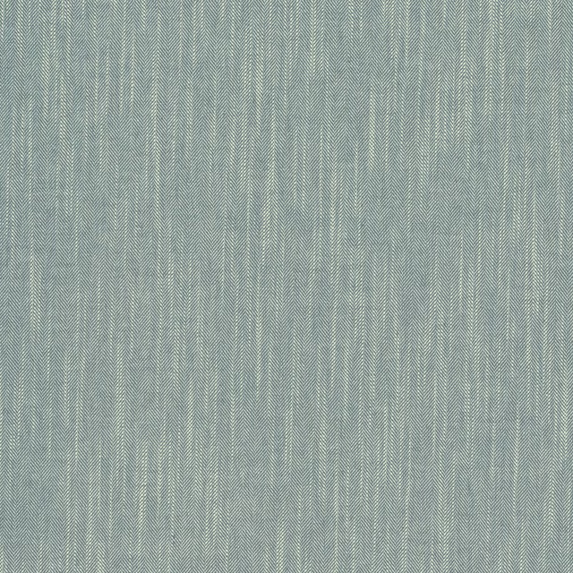 Muted pine green woven fabric with fine ivory vertical striping