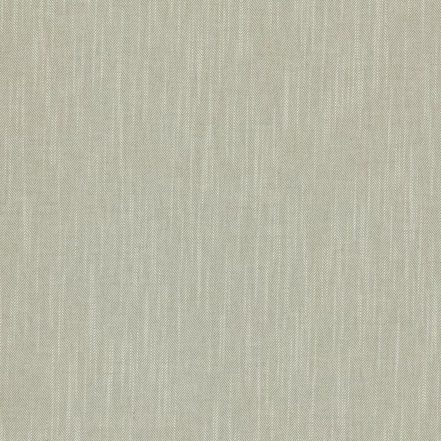 Soft sage green woven fabric with fine herringbone texture