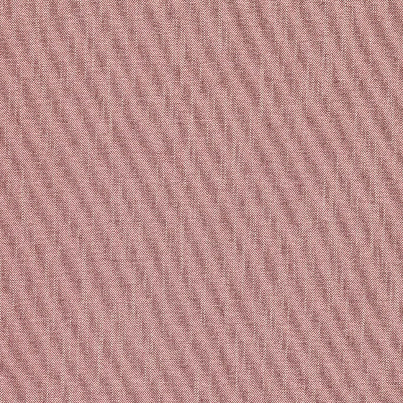 Close-up of dusty berry pink woven check with fine herringbone texture